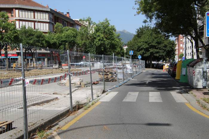 Trafikoa uztailaren 13ra arte etenda, Juan Mari Altuna eta Untzillatx kaleen artean