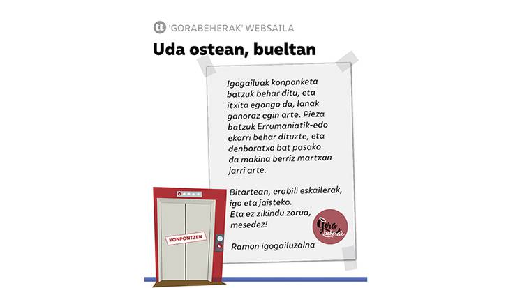 Udazkenean iritsiko da 'Gorabeherak' websailaren bigarren denboraldia