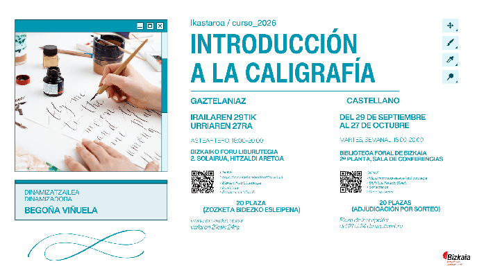 Ikastaroa: Introducción a la caligrafía