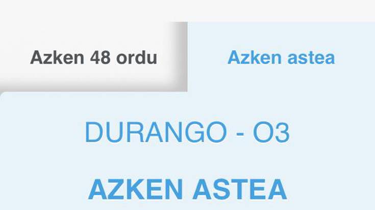 Airearen kalitateari buruz informatzerako orduan, gardentasun gehiago egon dadila eskatu die Durangaireak udalei eta Jaurlaritzari