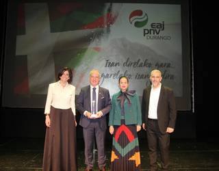 Durangoko EAJk Iñigo Urkullu omendu du San Agustinen egindako ekitaldian