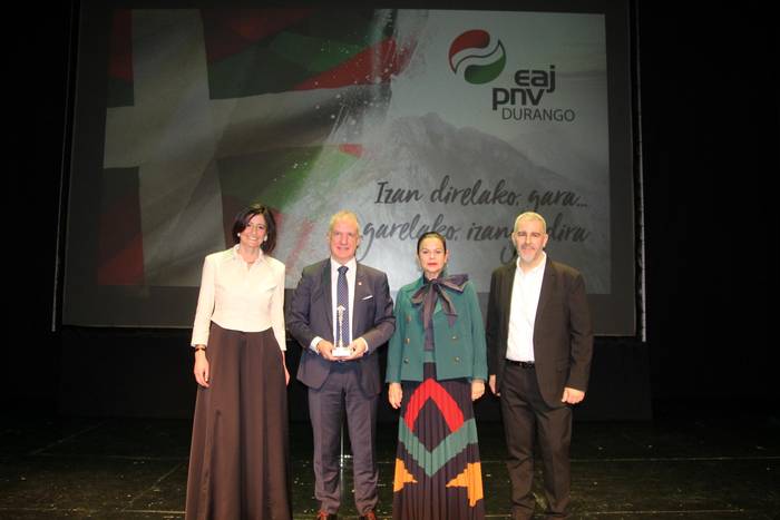 Durangoko EAJk Iñigo Urkullu omendu du San Agustinen egindako ekitaldian