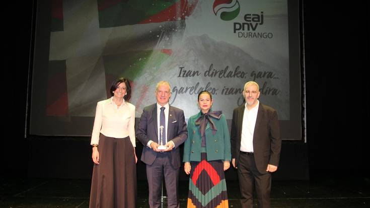 Durangoko EAJk Iñigo Urkullu omendu du San Agustinen egindako ekitaldian
