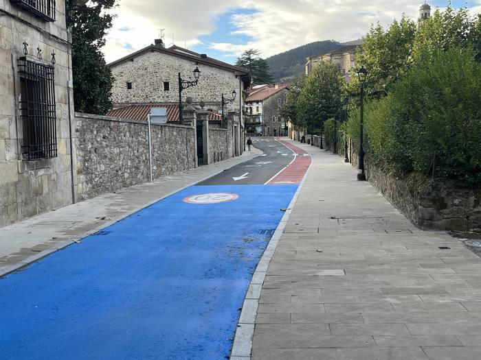 Elorrioko Buzkantz kaleko urbanizazio lanak, amaituta