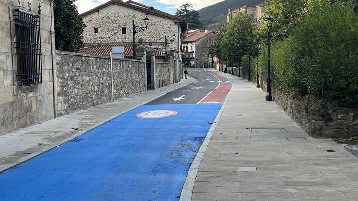 Elorrioko Buzkantz kaleko urbanizazio lanak, amaituta