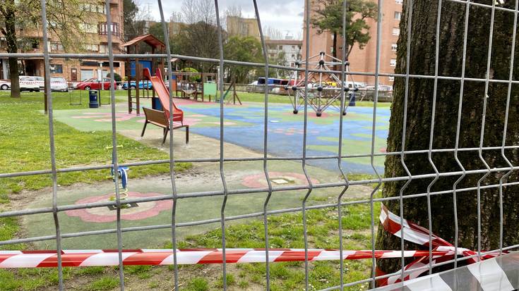 San Inazioko jolas parkea berritzeko lanak, martxan