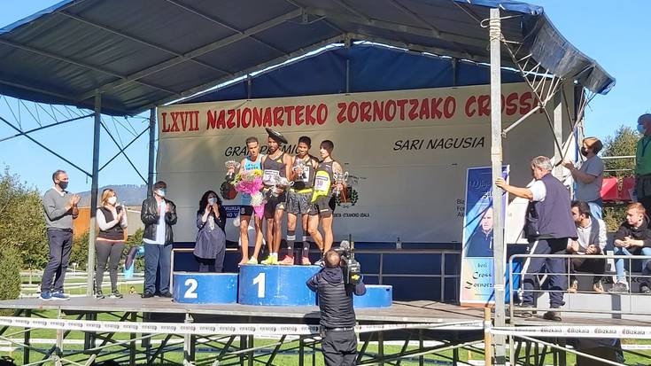 David Rua elorriarra lehenengo euskalduna Zornotzako Nazioarteko Krosean