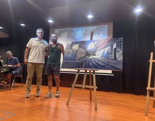 [ARGAZKI GALERIA] Enrike Renteria pintura lehiaketako sariak banatu dituzte
