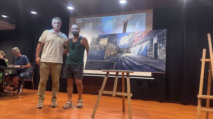[ARGAZKI GALERIA] Enrike Renteria pintura lehiaketako sariak banatu dituzte