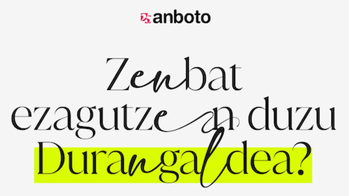 'Zenbat ezagutzen duzu Durangaldea?' lehiaketa barikutik aurrera ANBOTOn