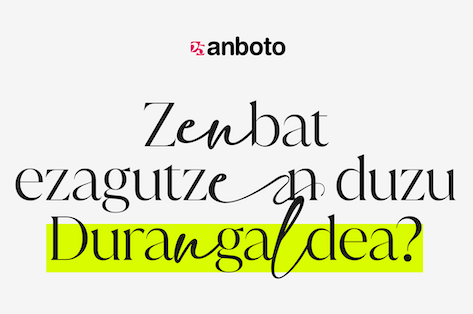'Zenbat ezagutzen duzu Durangaldea?' lehiaketa barikutik aurrera ANBOTOn
