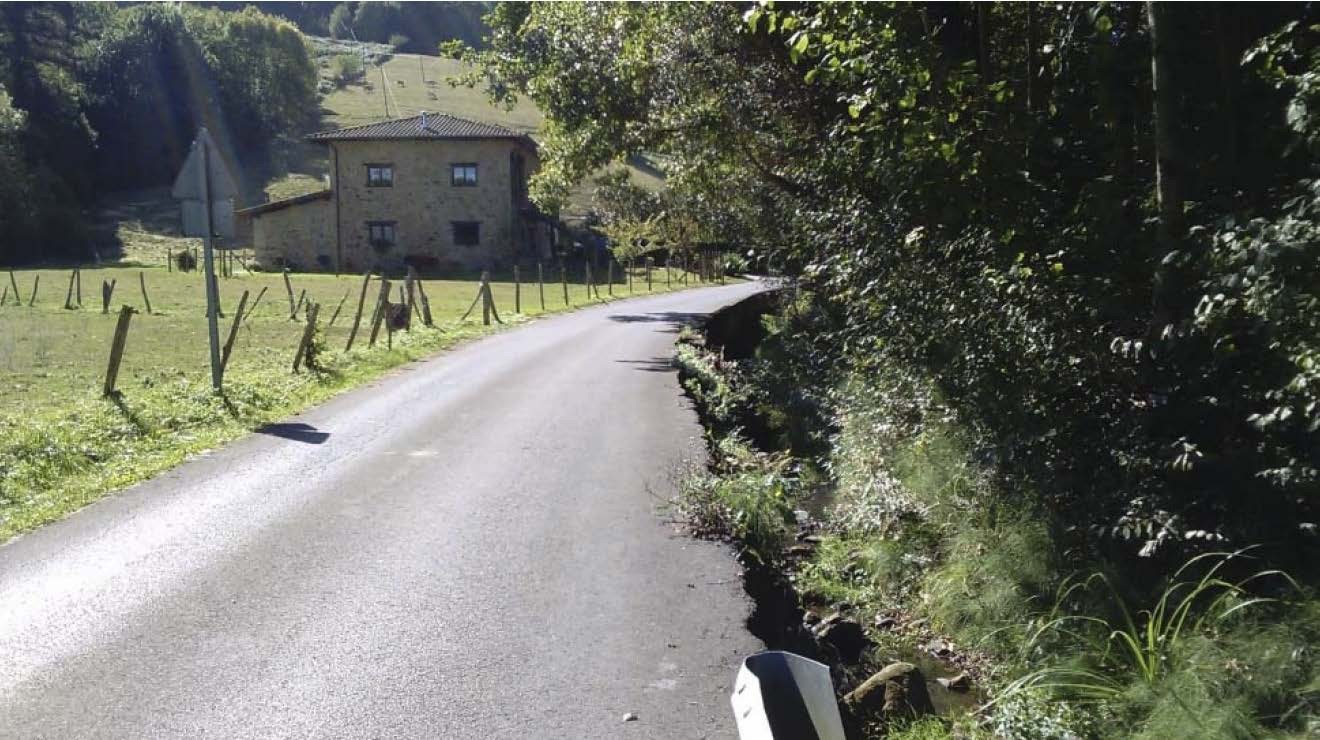 Larrinagatxuko erretxakoa konpontzeko lanak hasi dituzte