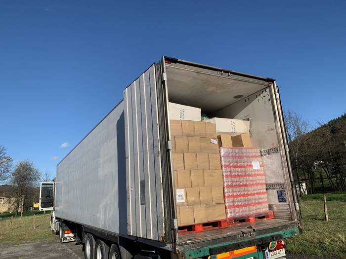 Atxondoko Udalak bat egin du euskal karabana solidarioagaz