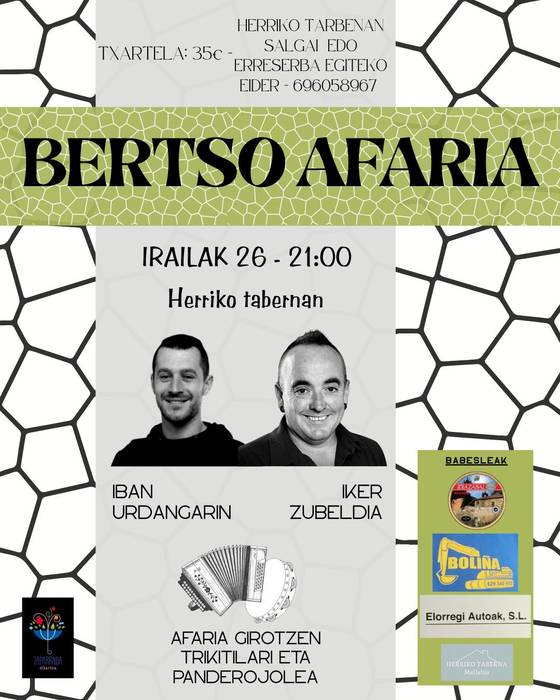 Bertso afaria Mallabian