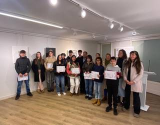 [ARGAZKI GALERIA] Durangaldeko Gazteen IX. Arte Lehiaketako sariak banatu dituzte