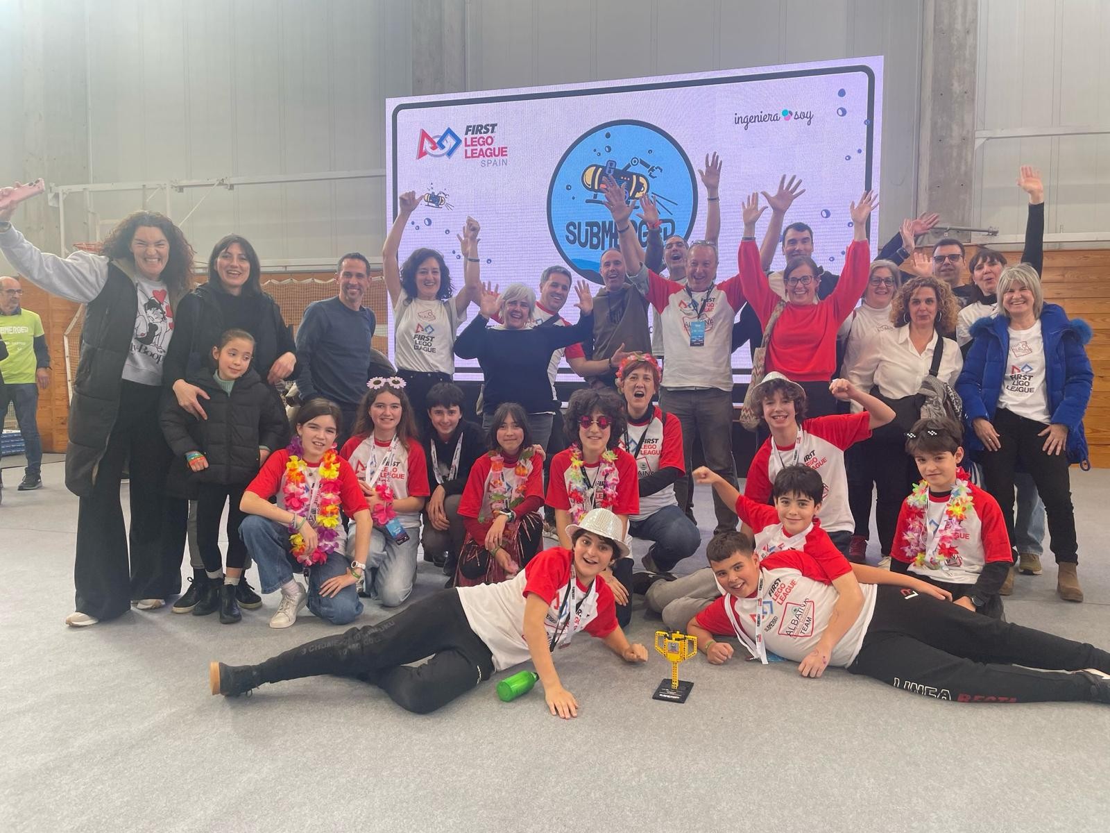 Albainako ikasleek saria lortu dute First Lego League sariketan