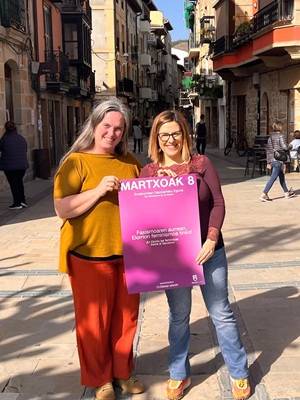 [EGITARAUA] 'Faxismoaren aurrean, feminismoa tinko!' lelopean ekitaldi sorta antolatu dute Elorrion martxoaren 8aren baitan