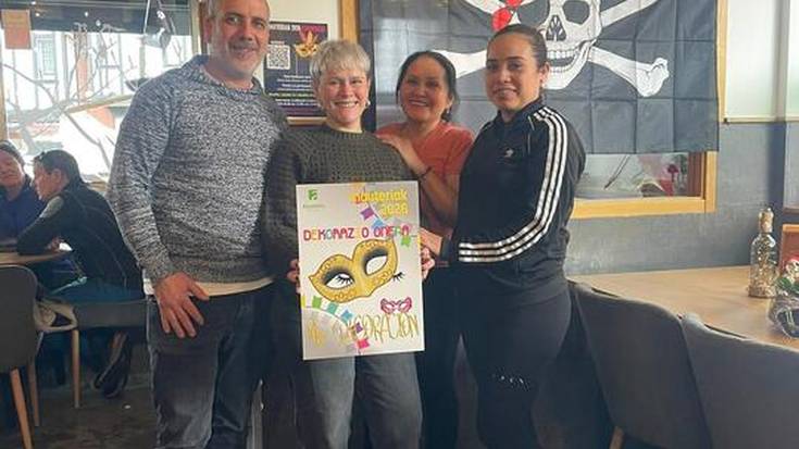 [ARGAZKI GALERIA]: Larrano tabernak irabazi du Abadiñoko Inauterietako Lehiaketan dekorazio onenaren saria