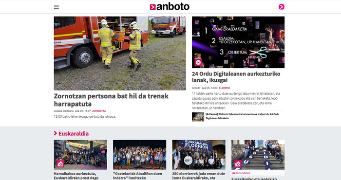 'Anboto.org' mugikorrei begira berrituta dator