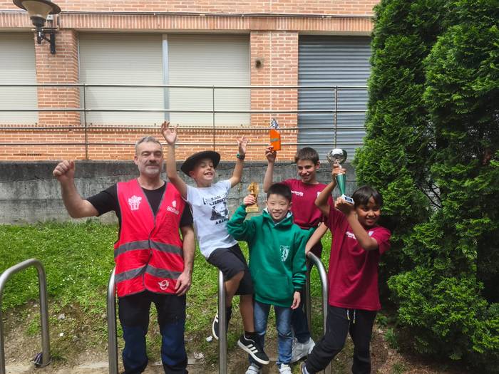 Abadiño Xake Taldeko benjaminek Bizkaiko eskolarteko torneoa irabazi dute bigarren urtez jarraian
