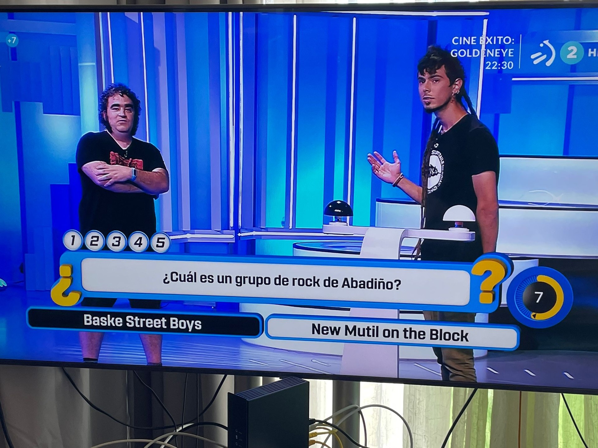 Baske Street Boys rock talde abadiñarra, ETBko lehiaketa batean