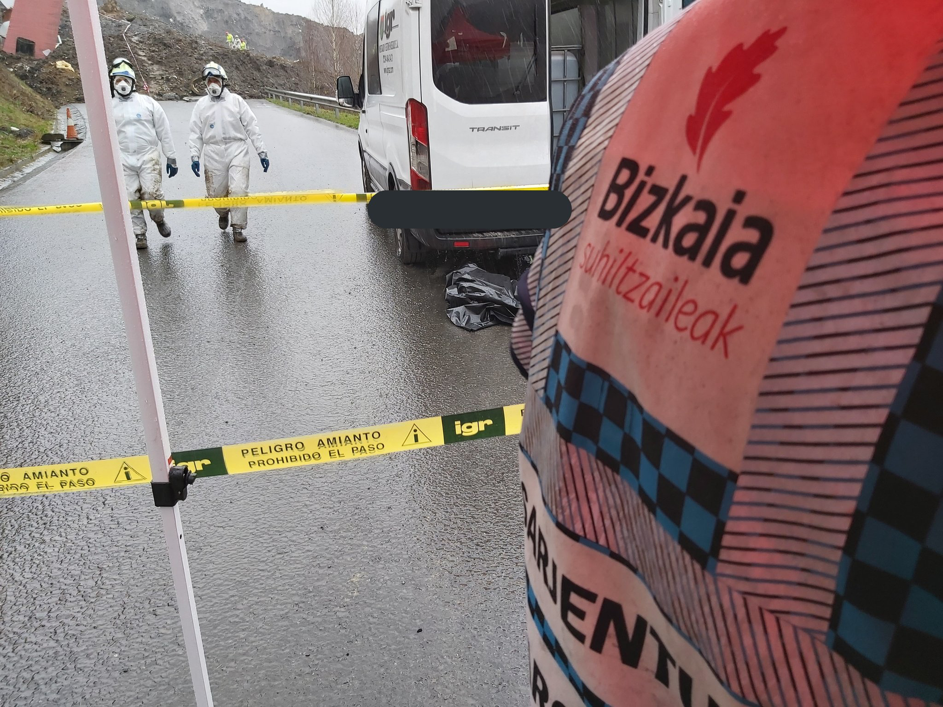 4.235 tona amiantodun material hartu zituen Zaldibarko hondakindegiak iaz, Jaurlaritzaren arabera