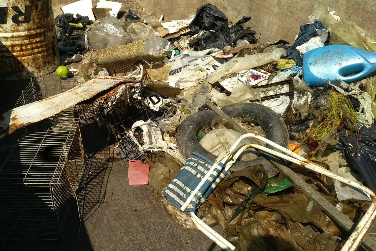 Ibaizabal eta Zaldu erreketatik 2.700 kilo zabor kendu ditu Abadiñoko Udalak