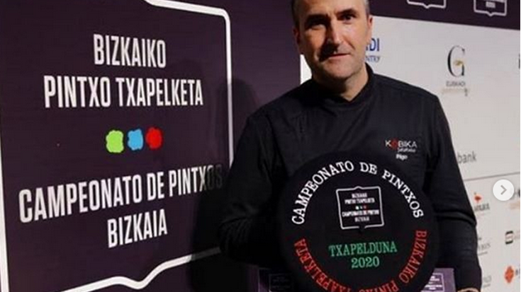 Bizkaiko eta Euskadiko pintxo txapelketak irabazi ditu Durangoko Kobika jatetxeak