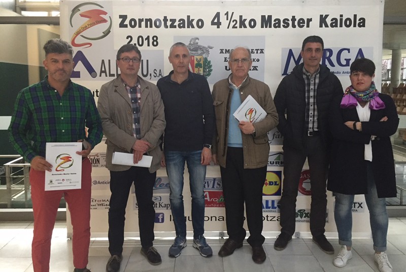 Durangaldeko bost pilotarik parte hartuko dute Master Kaiola txapelketan