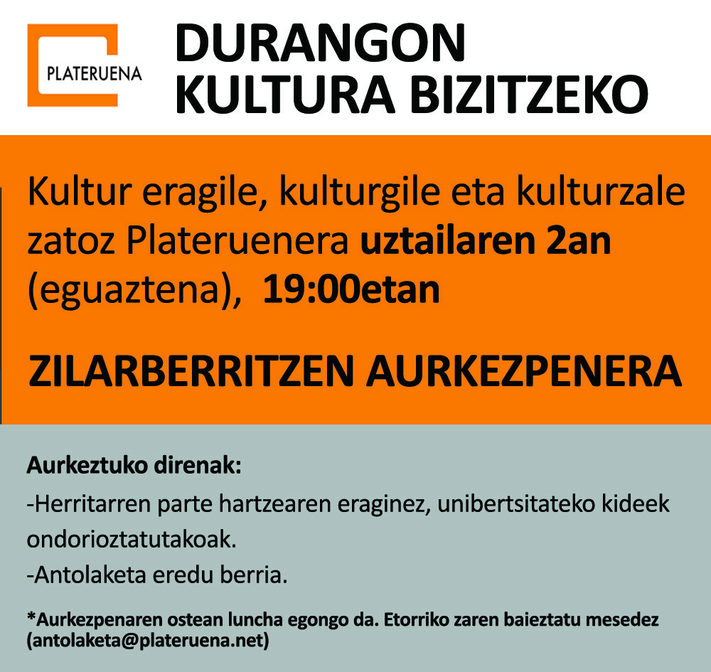 Gaur, ondorioen aurkezpena