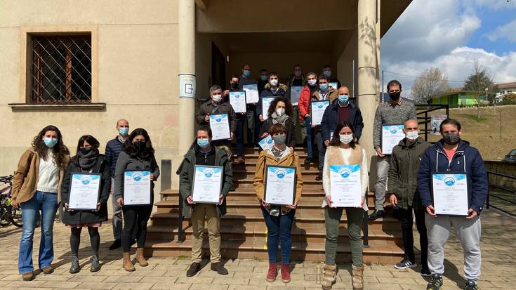 Bizikletaren erabilerarekin lagunkoia izateko "lehen urratsa" eman dute Durangaldeko 20 bat eragilek
