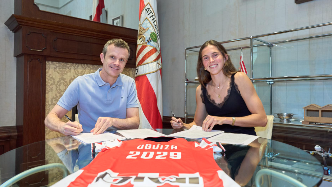 Irene Oguizak 2029ra arte luzatu du kontratua Athleticekin