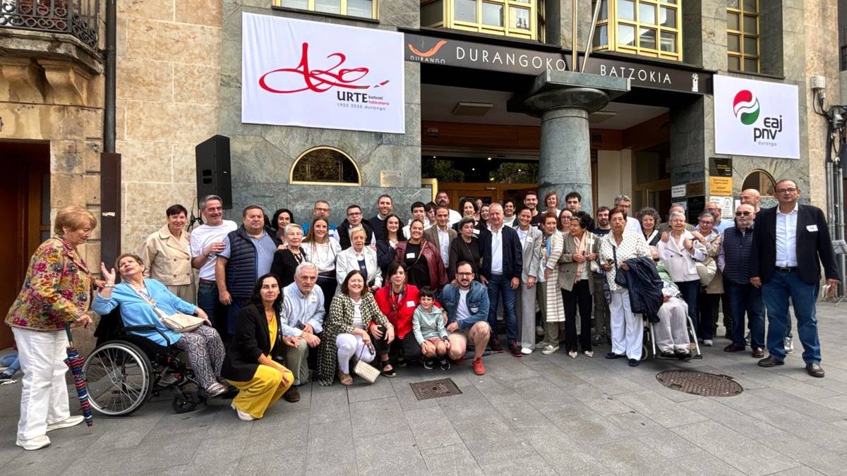 Durangoko Batzokiaren 120. urteurrena ospatu dute