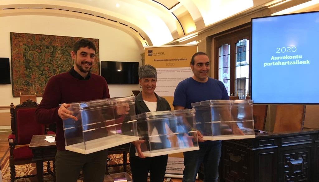 Durangoko herritarrek, bozketa bitartez, aurrekontu parte-hartzaileetan erabakiko dute udalak ipinitako 600.000 euroak zelan inbertituko diren