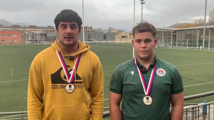 [BIDEOA] Unax Carballo eta Jon Gerrikabeitia Europako txapeldun geratu dira errugbian