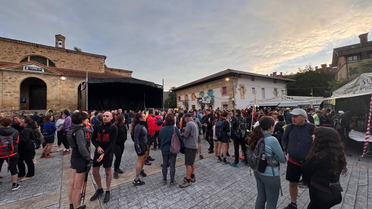 [BIDEOA]: Iurretako mendi martxako giro paregabearen bideoa