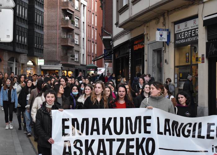 Itaiak "politika feministen mugak" seinalatzeko manifestazioa egingo du Martxoaren 8an
