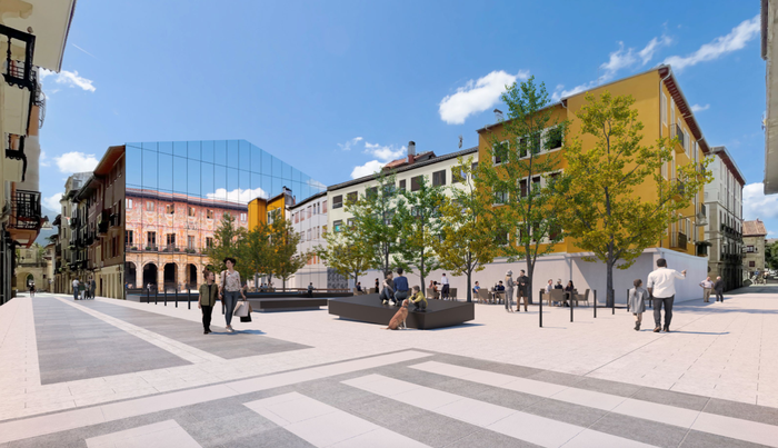 Durangoko udal plaza berrirako proiektua aurkeztu dute