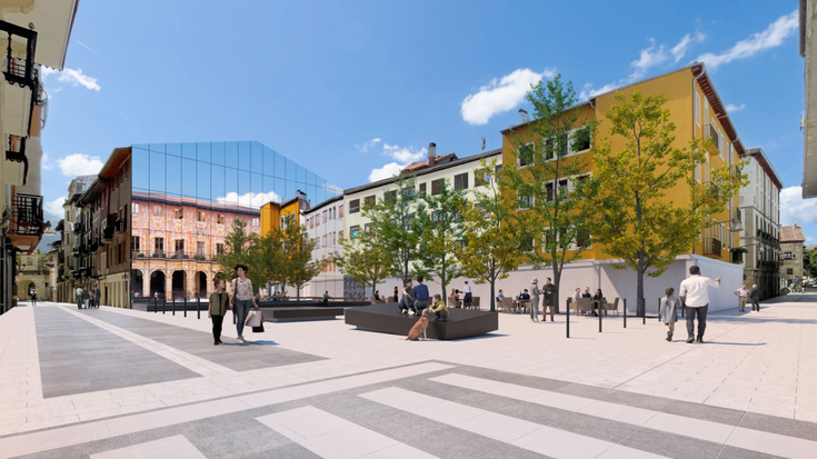 Durangoko udal plaza berrirako proiektua aurkeztu dute