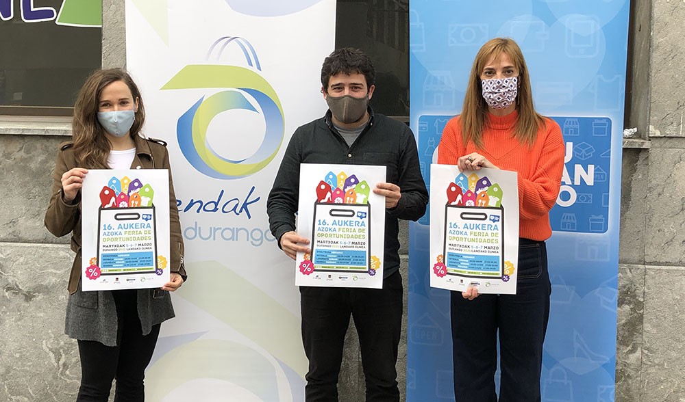 Durangoko Aukera Azokak 18 postu batuko ditu barikutik domekara