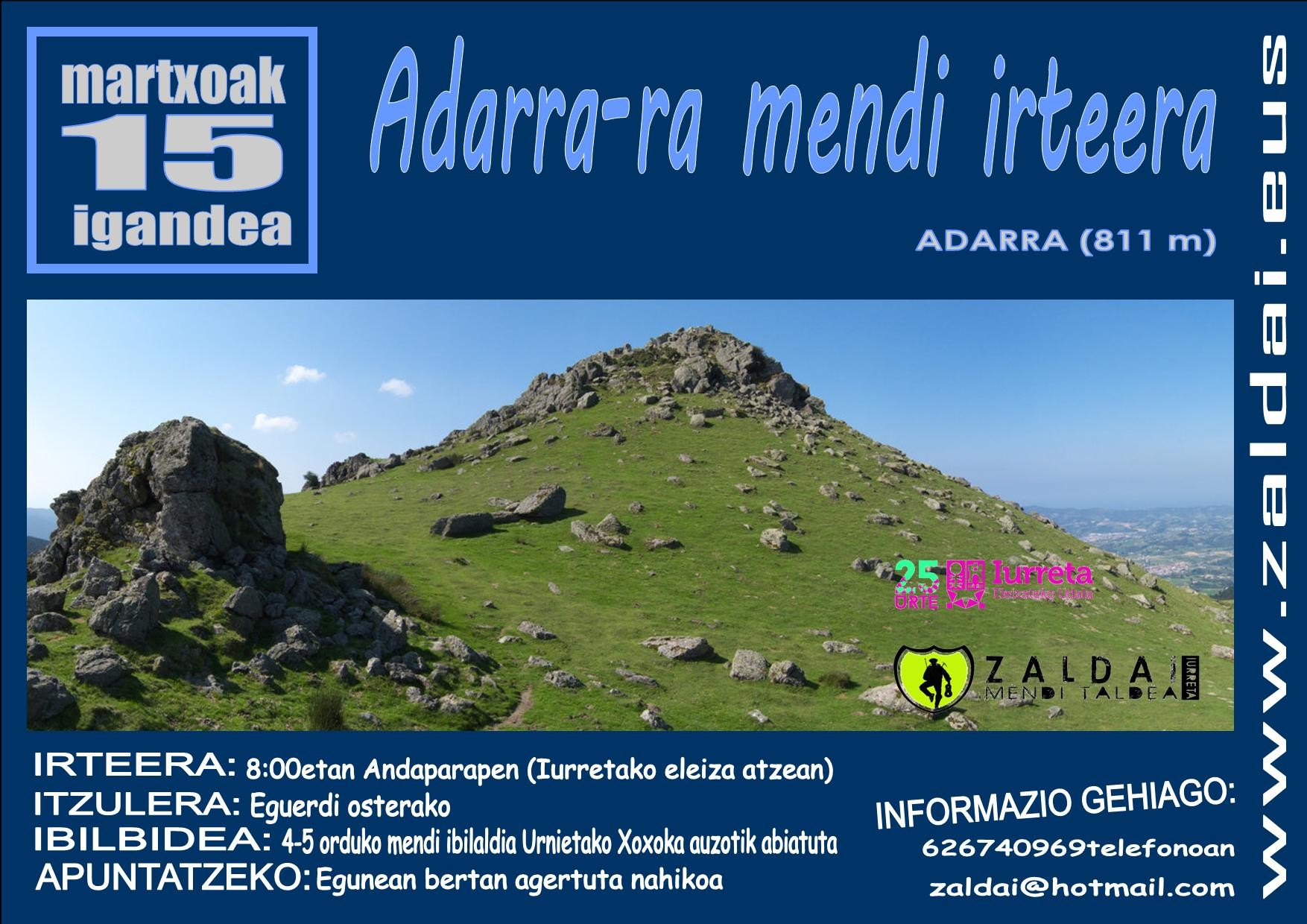 Adarrara mendi irteera 