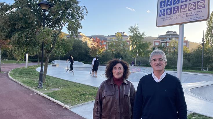 Zornotzarrek erabiltzeko prest dute skate pista berritua