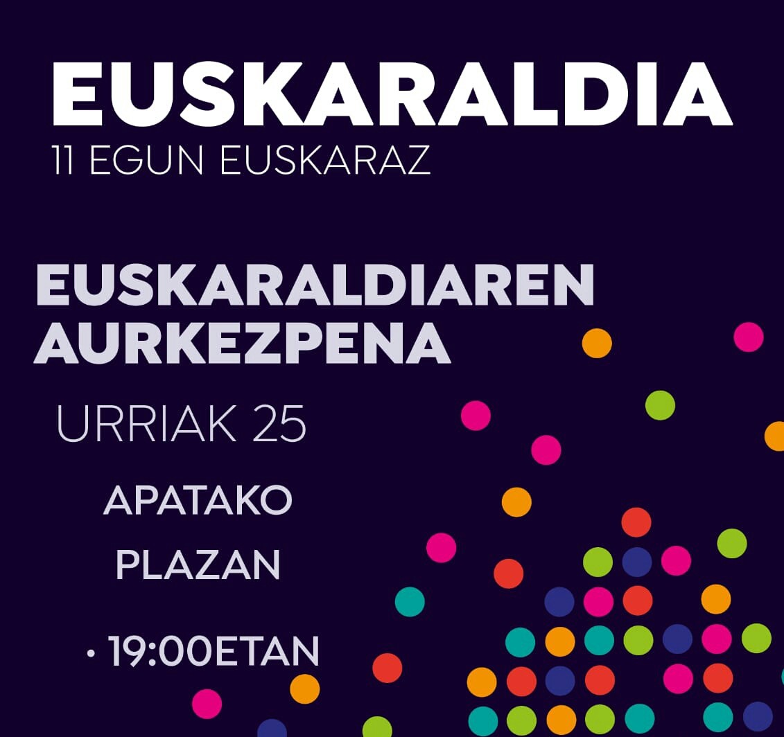 Euskaraldiko hamaikakoa aurkeztuko dute bihar Atxondon