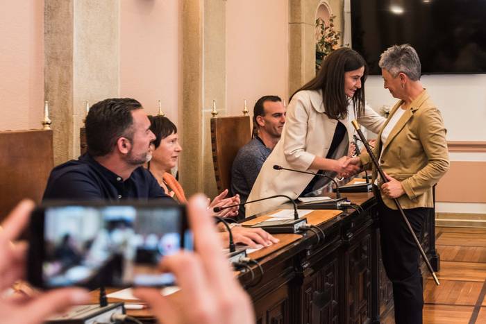 Udaletako kargu hartzeekin aro politiko berri bat hasiko dute Durangaldean