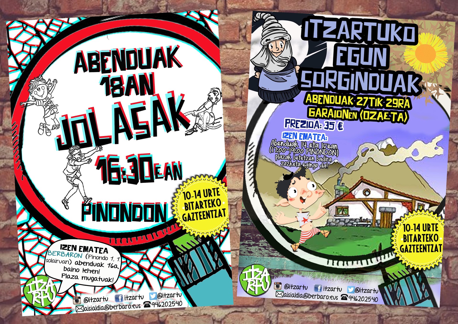 Itzartuk plan ederrak prestatu ditu 2016a agurtzeko