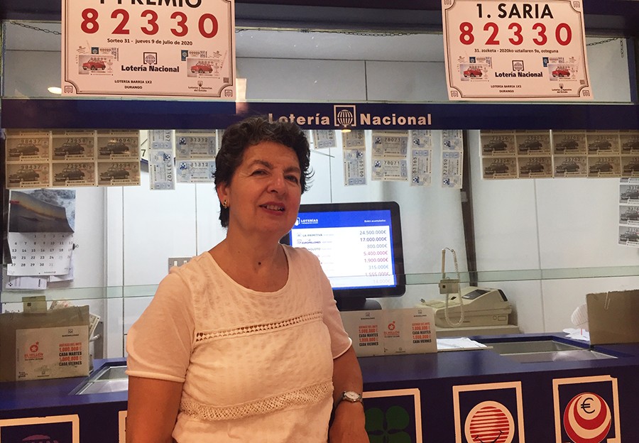 Durangon, Kalebarria kaleko administrazioak 150.000 euro banatu ditu Espainiako Loteria Nazionalagaz