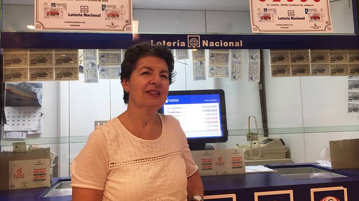 Durangon, Kalebarria kaleko administrazioak 150.000 euro banatu ditu Espainiako Loteria Nazionalagaz