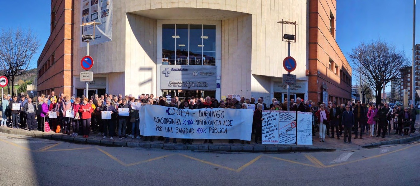 DOPAk Durangoko osasun zerbitzuetako "murrizketak" salatu ditu