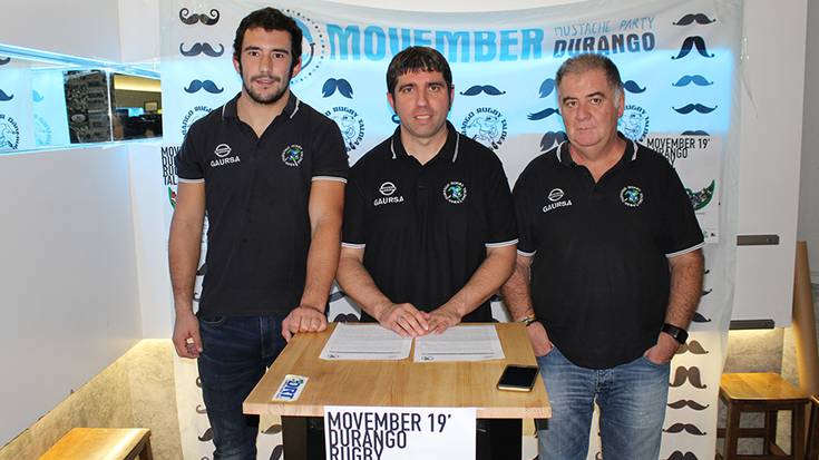 Bibotea utzi eta Movember kanpainagaz bat egitera deitu du Durango Rugby Taldeak