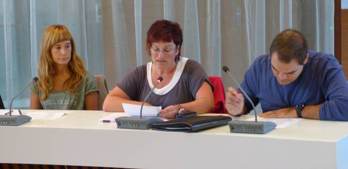 El Salvadorri laguntza eta Euskal Fondoa elkarteari abisua Zornotzan